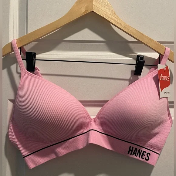 NWT Lot of 2 Hanes/Maidenform Comfort Bras, Sz. 2XL, Purple/Pink!! - Picture 8 of 13